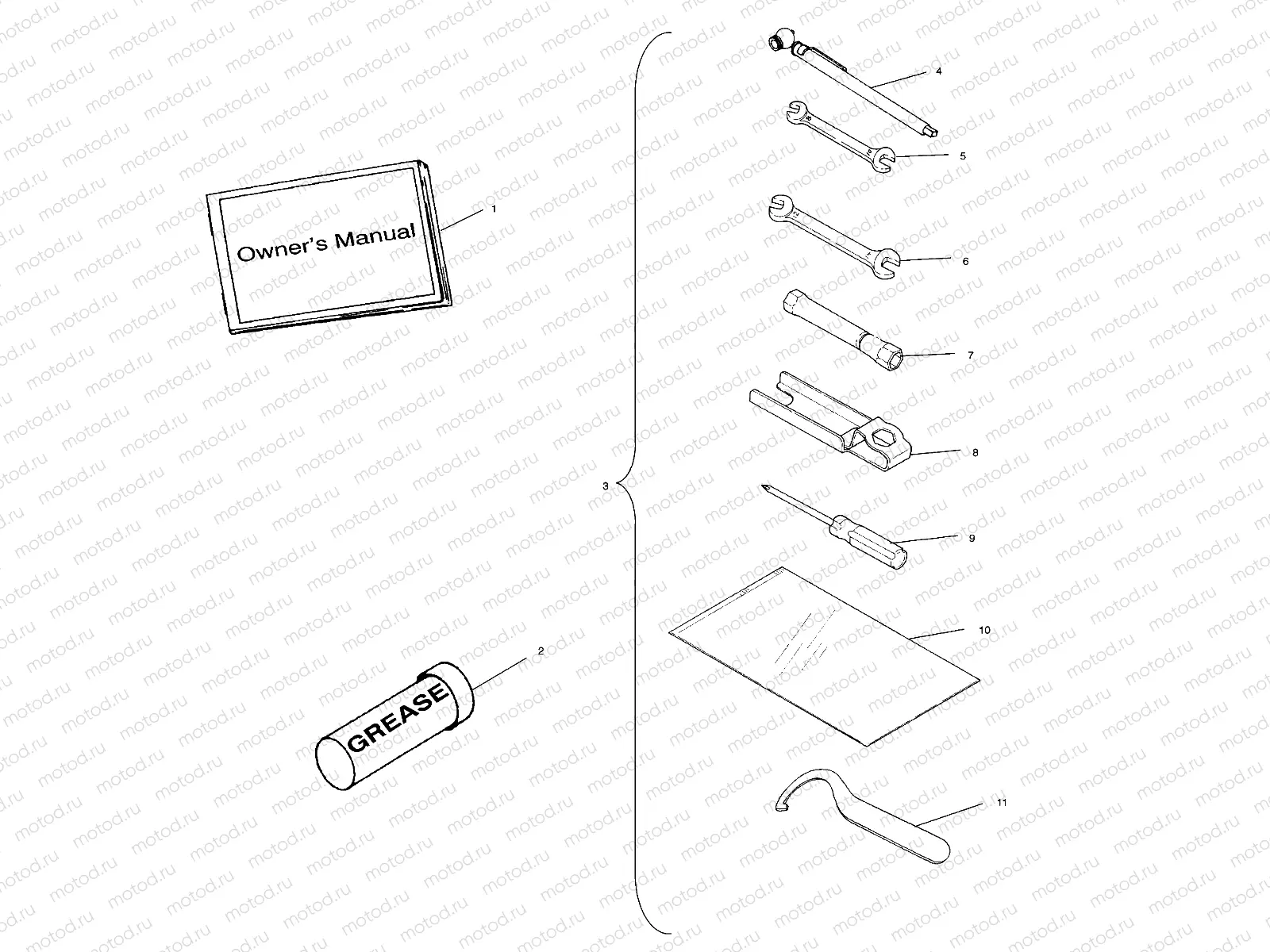 TOOL KIT - A00CH33AD (4959905990E001) | TOOL KIT - A00CH33AD (4959905990E001)
