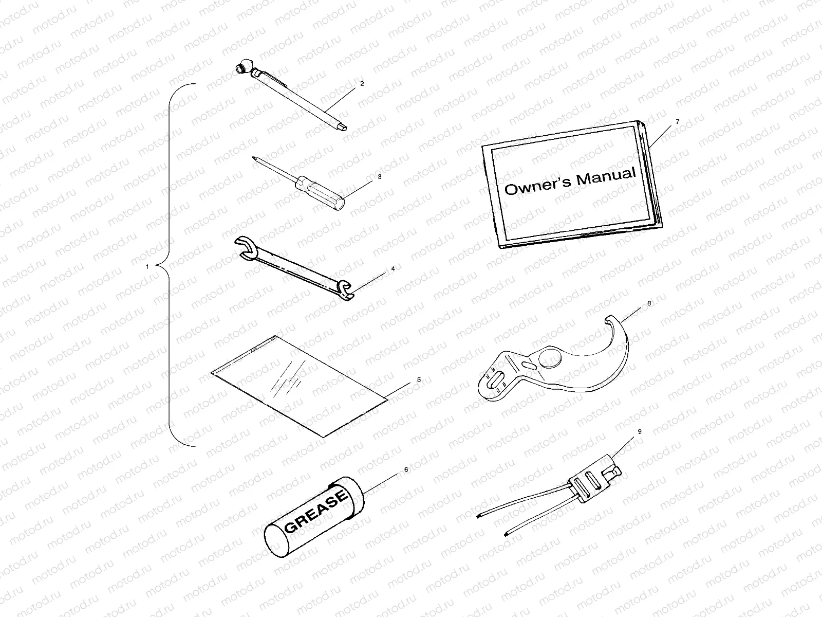 TOOL KIT - A00CH46CA (4954785478E005) | TOOL KIT - A00CH46CA (4954785478E005)