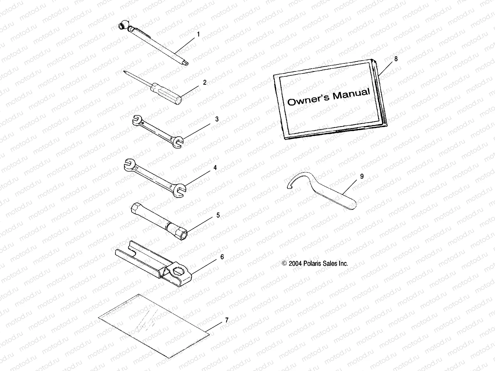 TOOL KIT - A00CH50EB (4954805480E008) | TOOL KIT - A00CH50EB (4954805480E008)