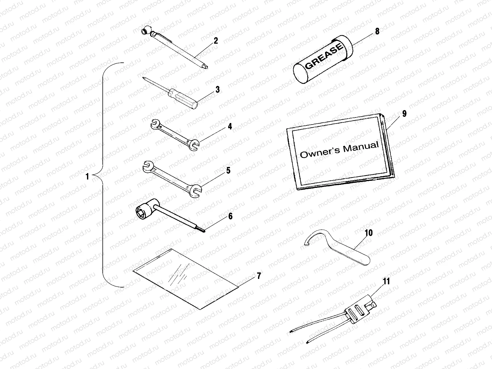 TOOL KIT - A00CK32AA (4954895489D011) | TOOL KIT - A00CK32AA (4954895489D011)