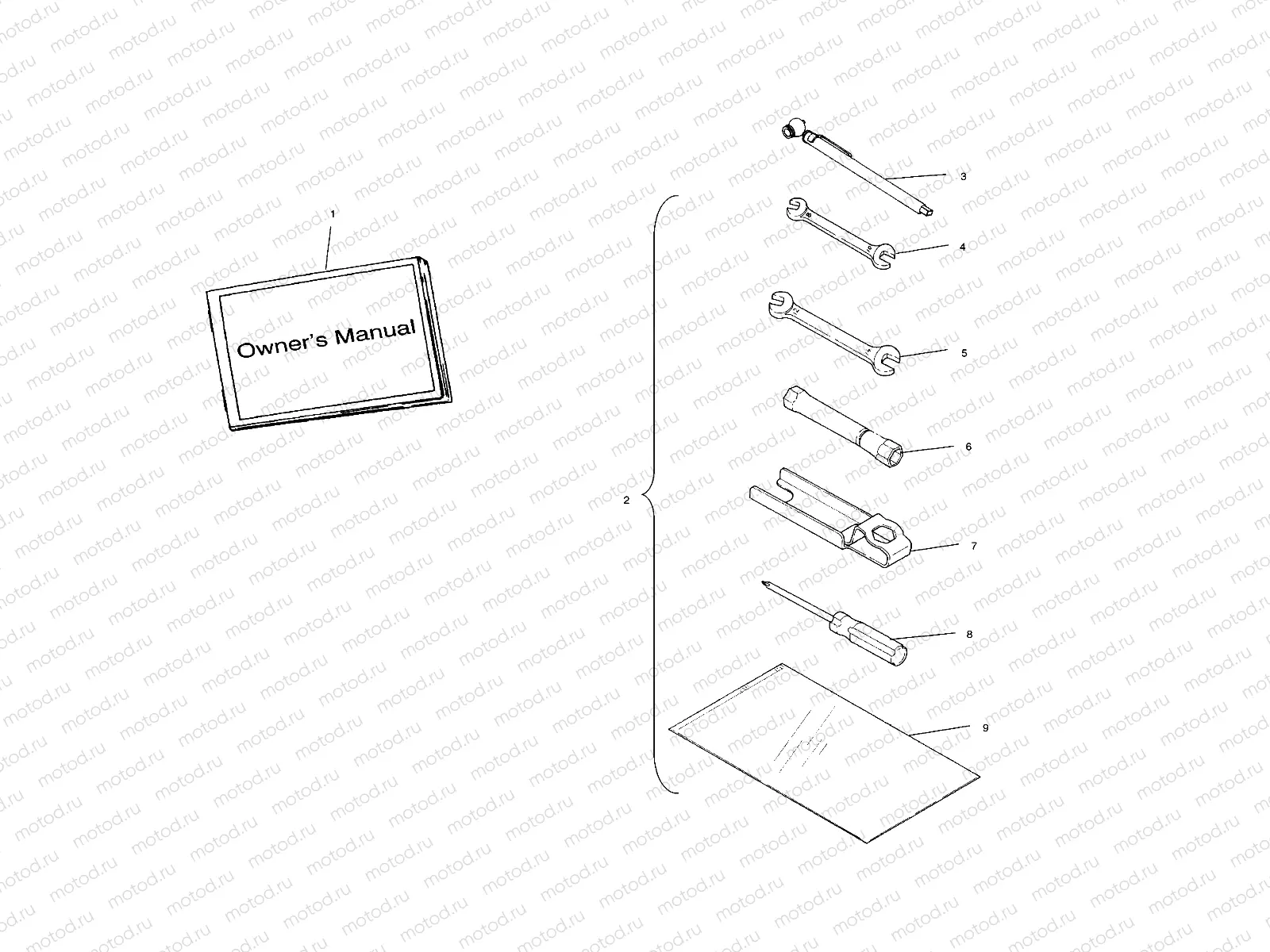 TOOL KIT - A00CL50DA (4954815481E005) | TOOL KIT - A00CL50DA (4954815481E005)