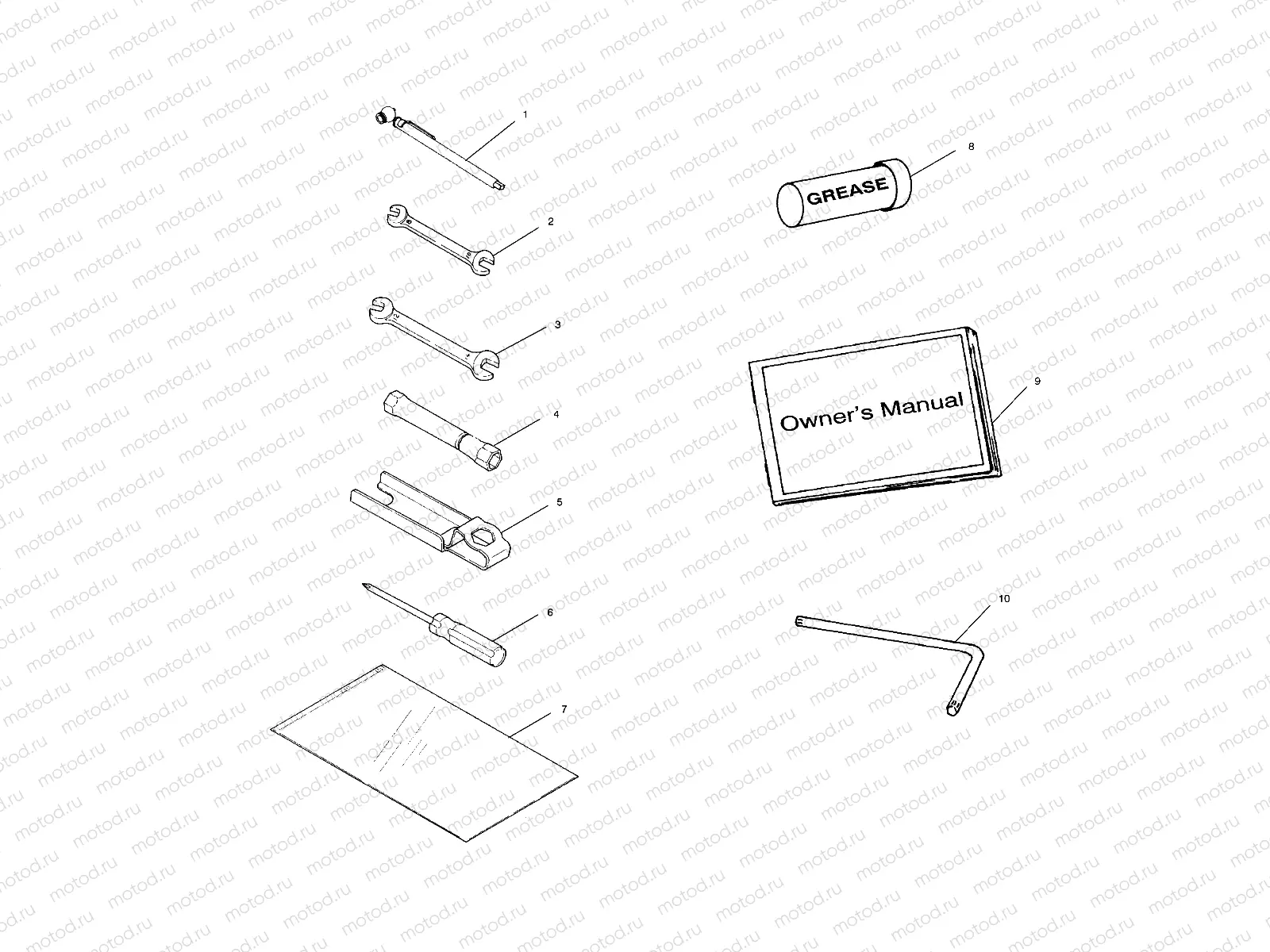 TOOL KIT - A02CD32AA/AB/AC/FB (4970147014E03) | TOOL KIT - A02CD32AA/AB/AC/FB (4970147014E03)