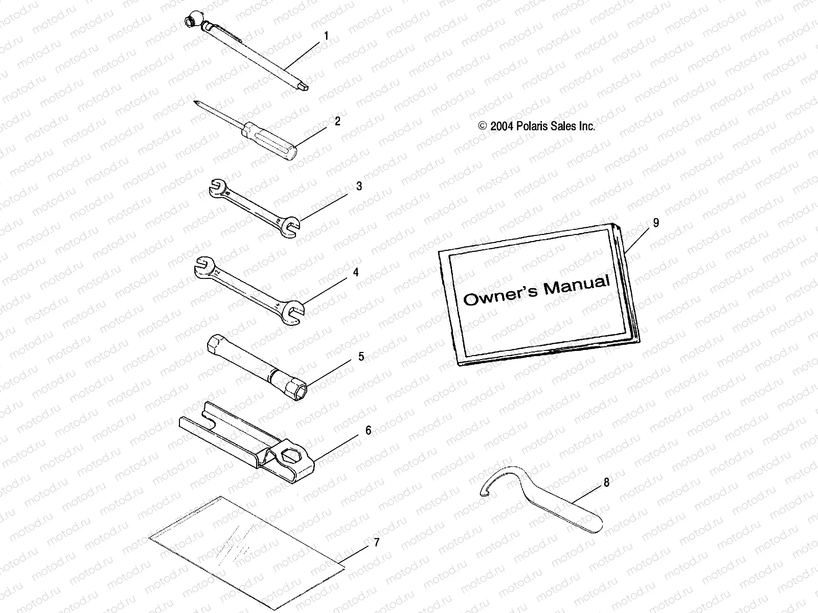 TOOL KIT - A02CH50 ALL OPTIONS (4967436743E03) | TOOL KIT - A02CH50 ALL OPTIONS (4967436743E03)