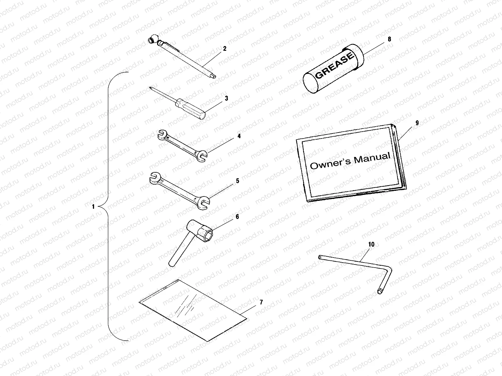 TOOL KIT - A02CK32AA (4970287028D08) | TOOL KIT - A02CK32AA (4970287028D08)