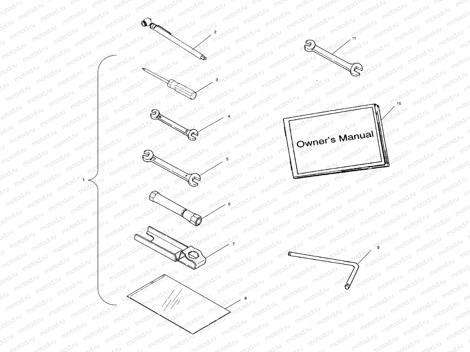 TOOL KIT - A02CK42AA/AB (4970327032D06) | TOOL KIT - A02CK42AA/AB (4970327032D06)