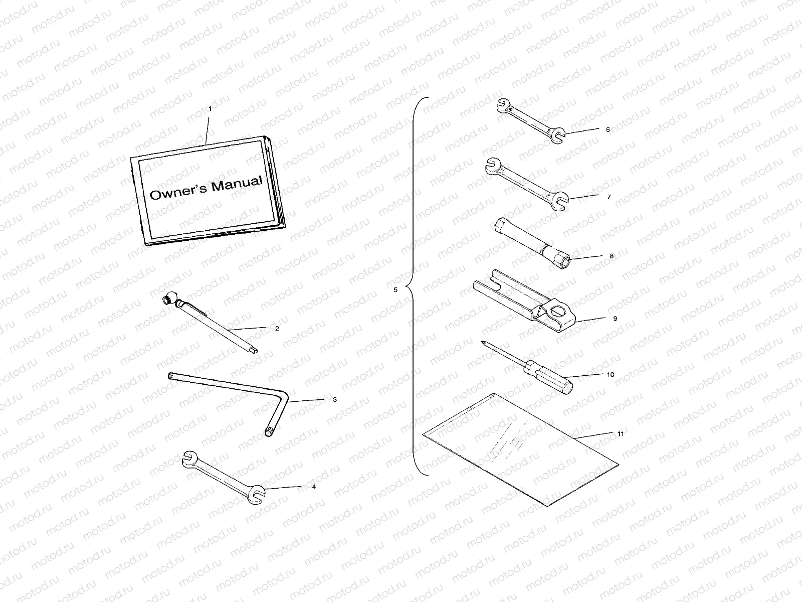 TOOL KIT - A02CL50AA/DA (4967986798E03) | TOOL KIT - A02CL50AA/DA (4967986798E03)