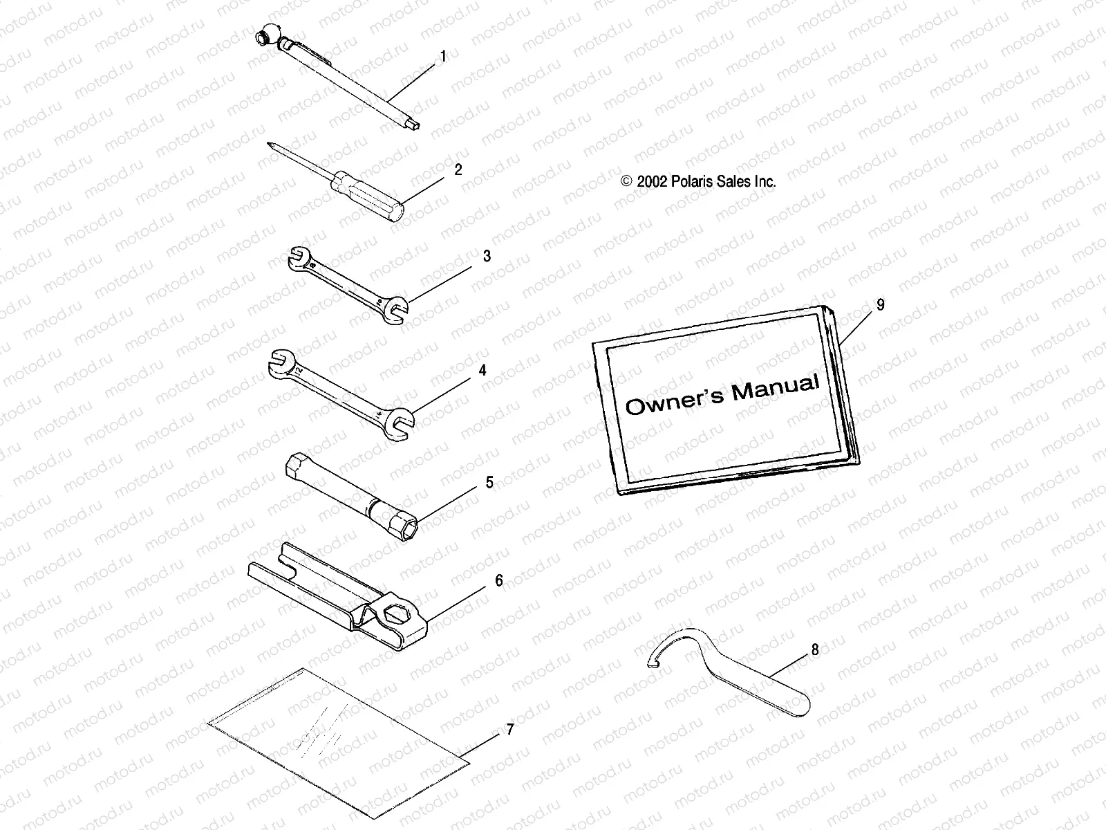 TOOL KIT - A03CH50AA/AB/AC/AD/AE/AH/AJ (4975417541E02) | TOOL KIT - A03CH50AA/AB/AC/AD/AE/AH/AJ (4975417541E02)