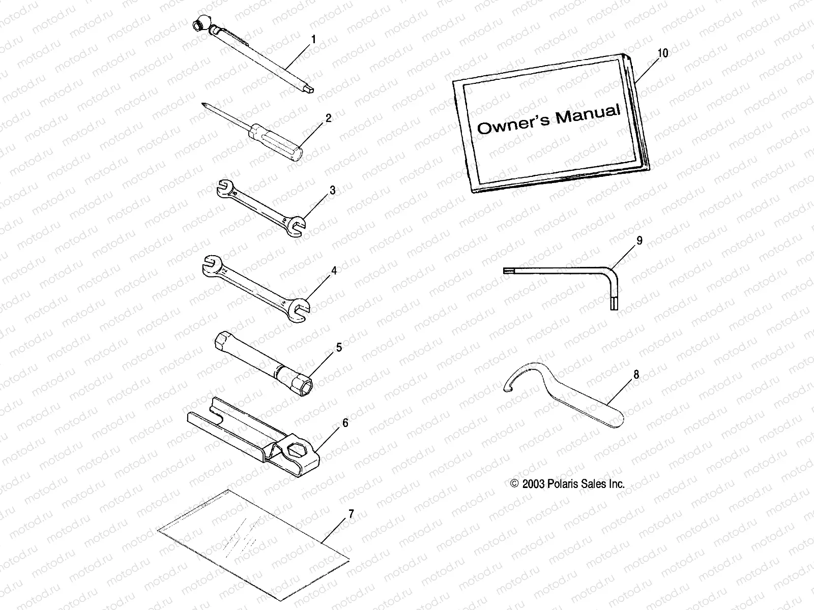 TOOL KIT - A04CH50AA/AC/AE/AG (4986088608E01) | TOOL KIT - A04CH50AA/AC/AE/AG (4986088608E01)