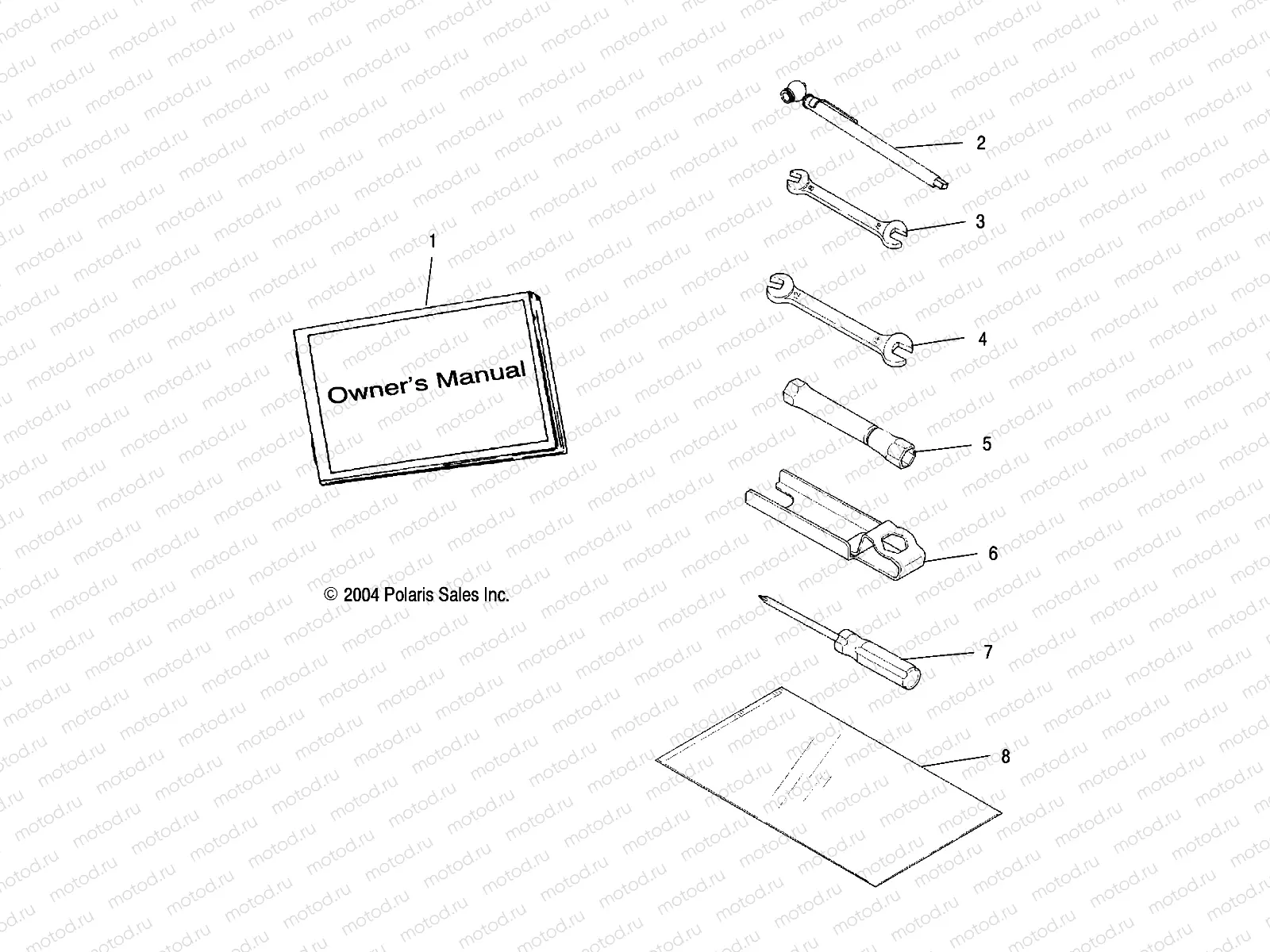 TOOL KIT - A05BG50AA/FA (4994789478D11) | TOOL KIT - A05BG50AA/FA (4994789478D11)