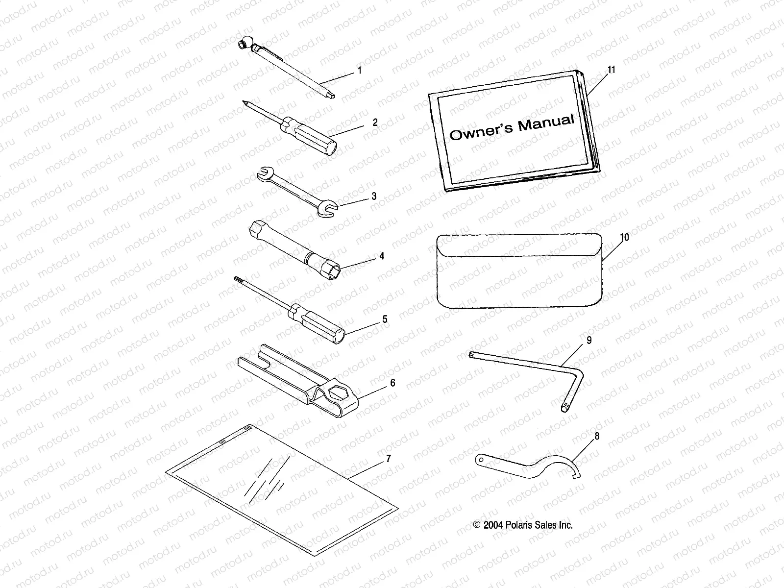 TOOL KIT - A05GJ50AA/AB/AC (4995119511D09) | TOOL KIT - A05GJ50AA/AB/AC (4995119511D09)
