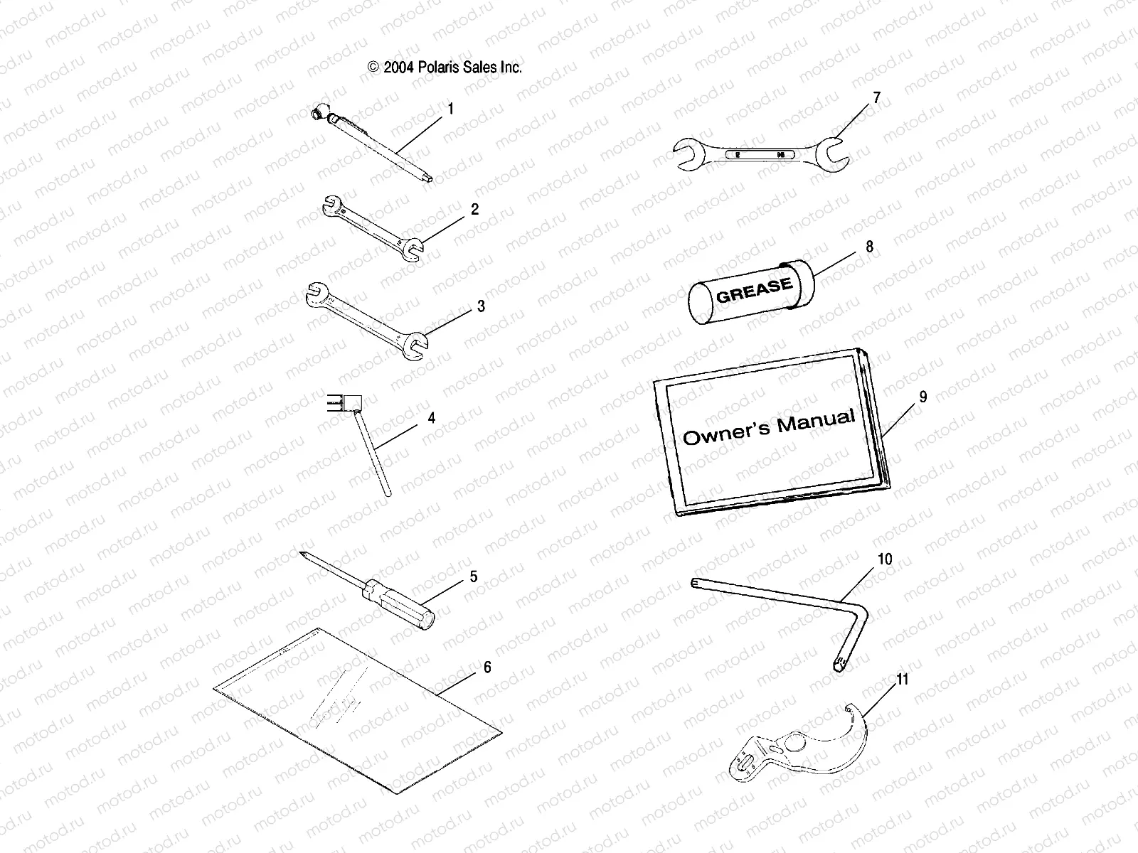 TOOL KIT - A05JD32AA (4995169516E04) | TOOL KIT - A05JD32AA (4995169516E04)