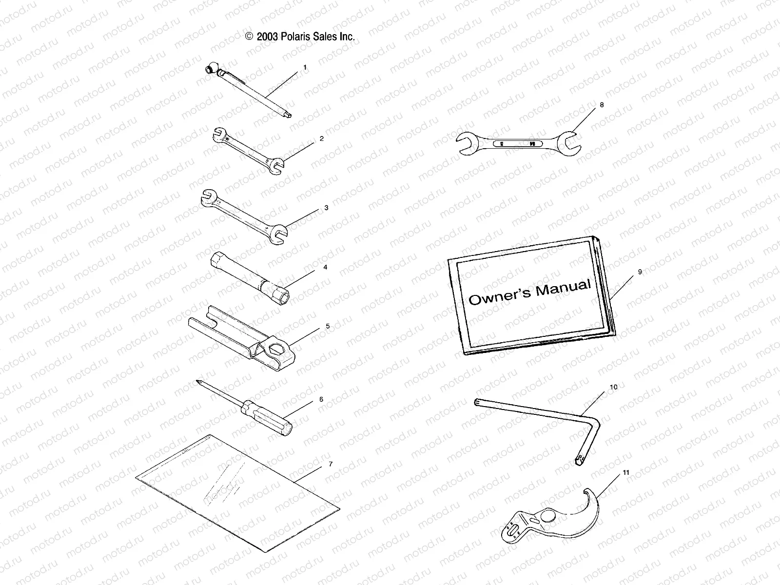 TOOL KIT - A05JD50AA/AB/AC (4985938593E09) | TOOL KIT - A05JD50AA/AB/AC (4985938593E09)