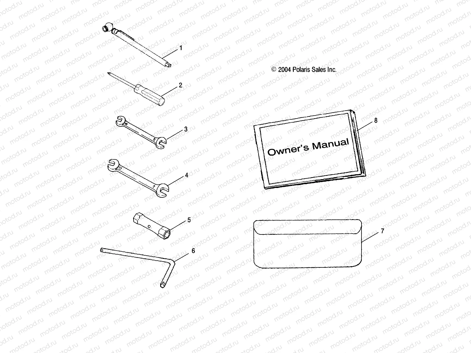 TOOL KIT - A05MH68AK/AN/AD (4994199419E05) | TOOL KIT - A05MH68AK/AN/AD (4994199419E05)