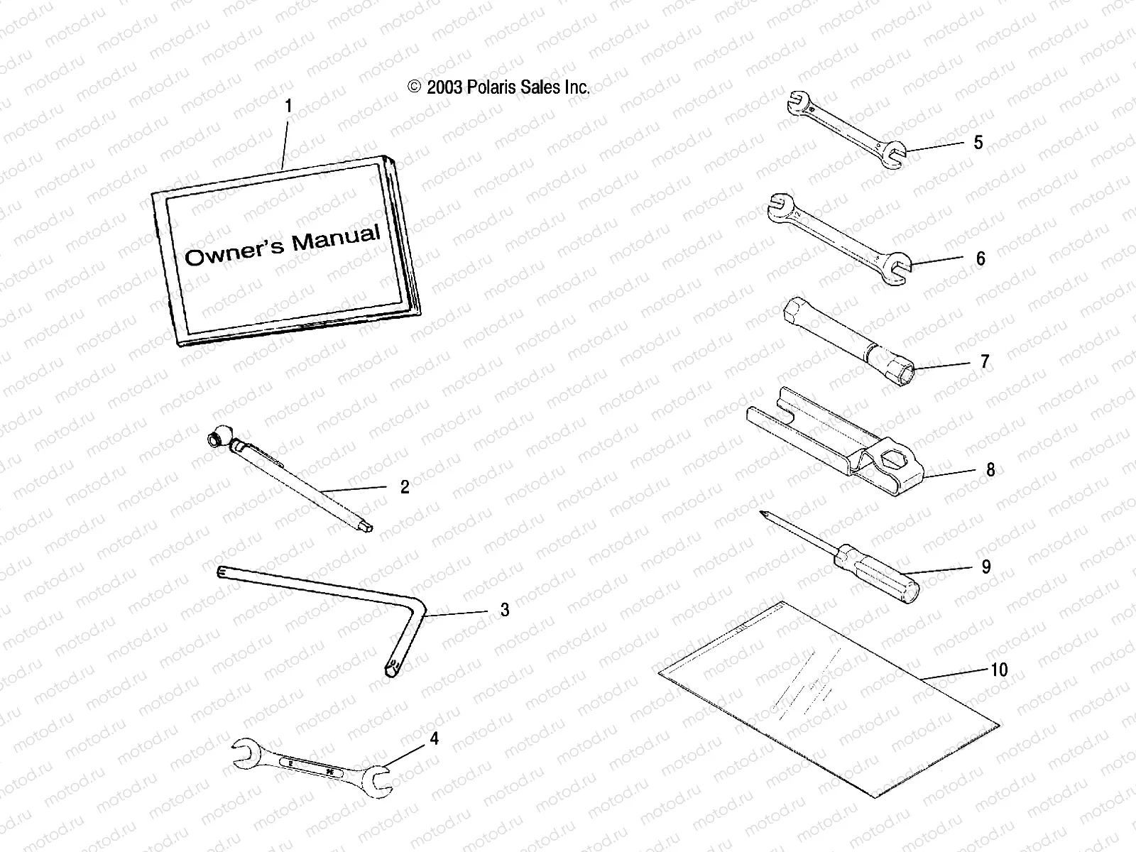 TOOL KIT - A06CL50AA (4995019501E03) | TOOL KIT - A06CL50AA (4995019501E03)