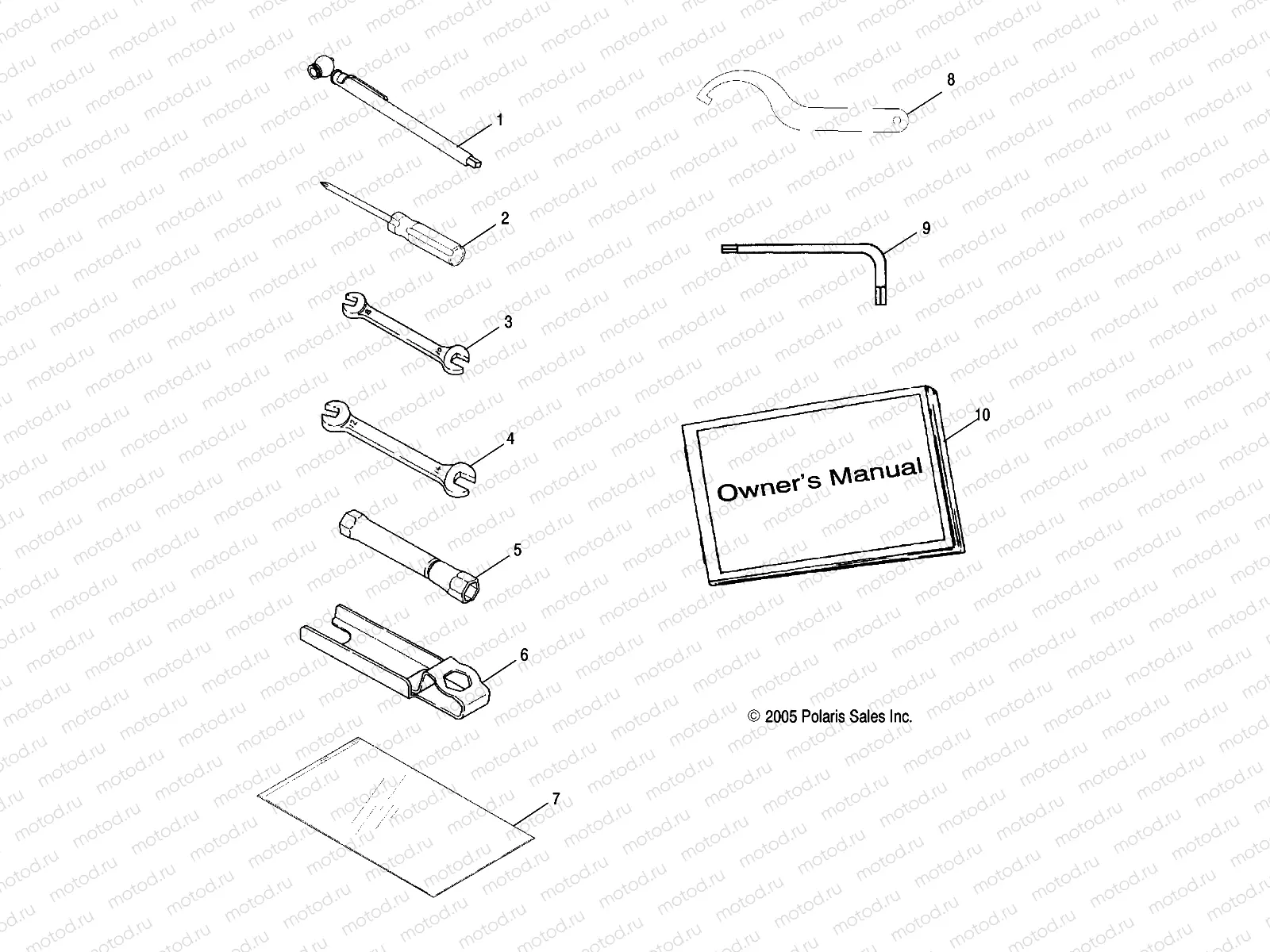 TOOL KIT - A07TH50AL/AQ/AU/AZ/TN50AF/AS/AU (4999204069920406E10) | TOOL KIT - A07TH50AL/AQ/AU/AZ/TN50AF/AS/AU (4999204069920406E10)