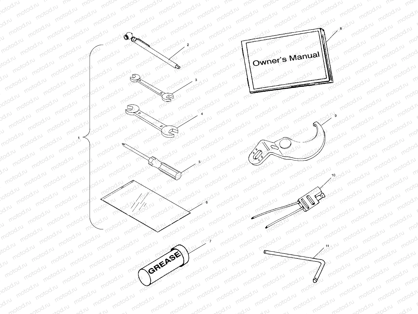 TOOL KIT - A10CH46CA (4964376437E003) | TOOL KIT - A10CH46CA (4964376437E003)