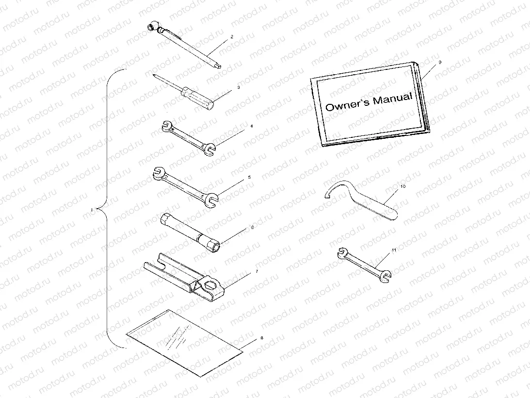 TOOL KIT - A10RD50AA (4970977097E01) | TOOL KIT - A10RD50AA (4970977097E01)
