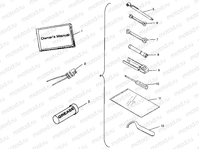 TOOL KIT - A99CH33CB (4945964596d004) | TOOL KIT - A99CH33CB (4945964596d004)