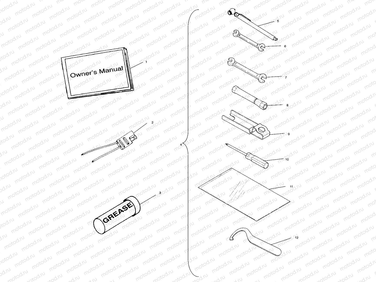 TOOL KIT - A99CH33IA (4949884988e003) | TOOL KIT - A99CH33IA (4949884988e003)
