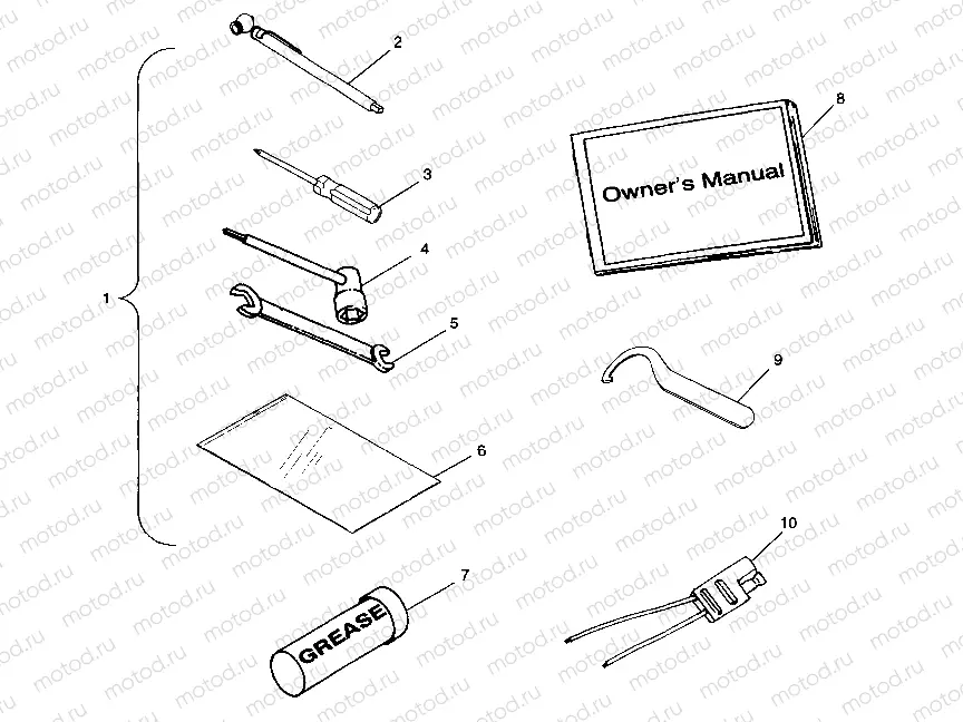 TOOL KIT - A99CH50AC (4952455245e005) | TOOL KIT - A99CH50AC (4952455245e005)