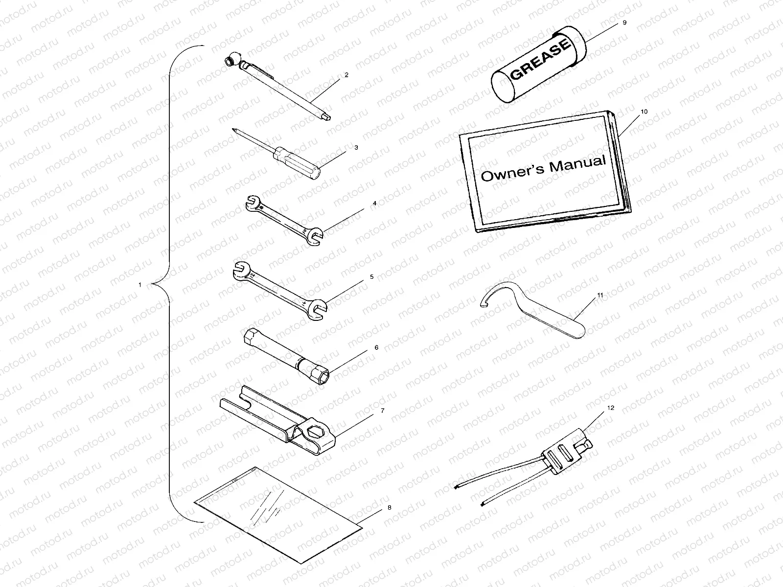 TOOL KIT - A99CH50EB (4949114911e006) | TOOL KIT - A99CH50EB (4949114911e006)