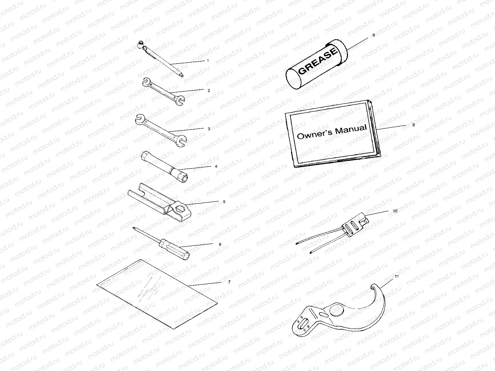 TOOL KIT - A99RF50AA (4946494649E008) | TOOL KIT - A99RF50AA (4946494649E008)