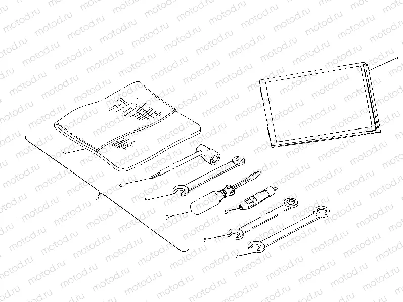 TOOL KIT ASSEMBLY 2X4 (4919781978040A) | TOOL KIT ASSEMBLY 2X4 (4919781978040A)