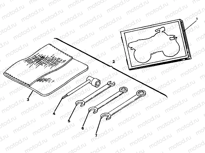 Tool Kit Assembly (4913521352045A) | Tool Kit Assembly (4913521352045A)