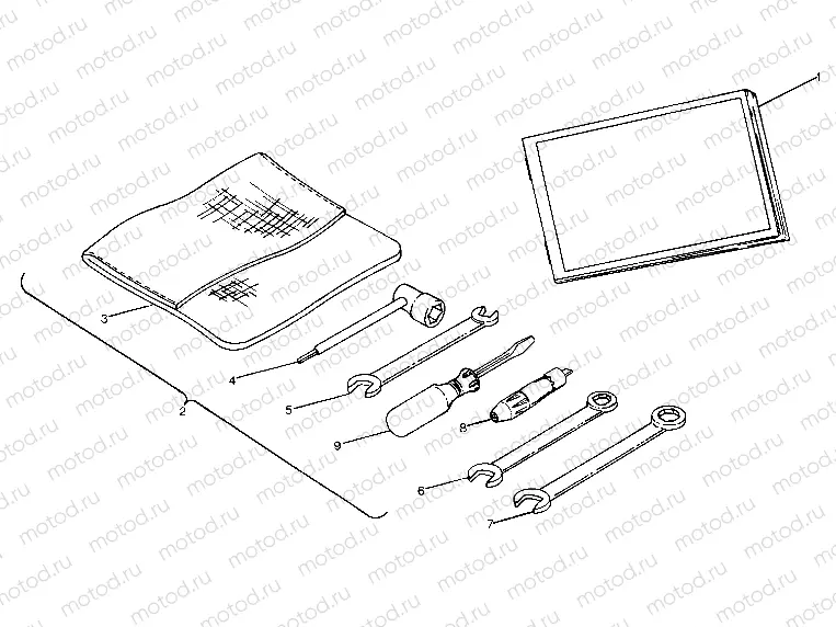 Tool Kit Assembly (4916331633038A) | Tool Kit Assembly (4916331633038A)
