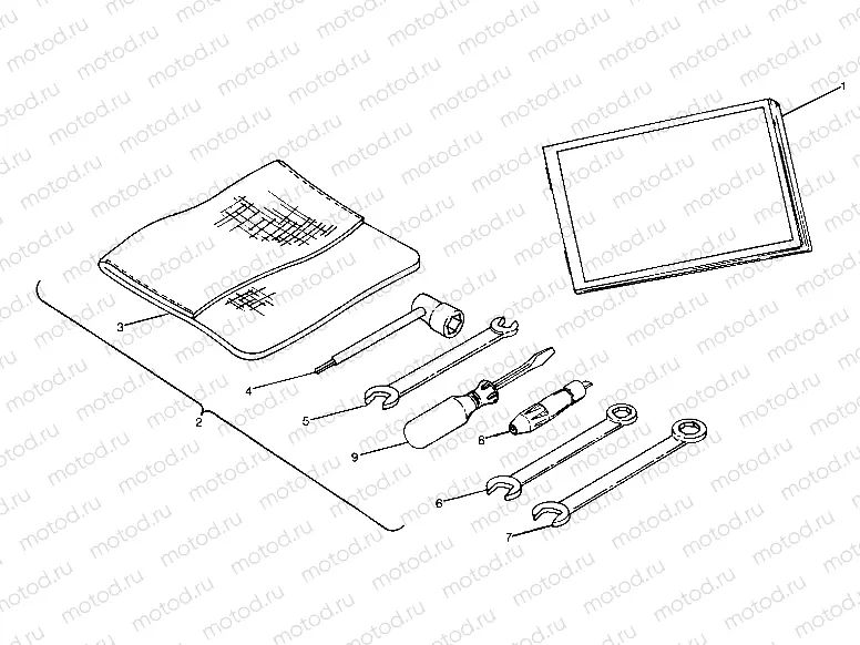 Tool Kit Assembly (4916361636043A) | Tool Kit Assembly (4916361636043A)