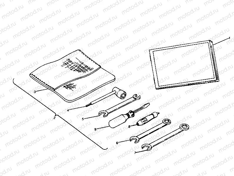 TOOL KIT ASSEMBLY 6X6 (4919811981050A) | TOOL KIT ASSEMBLY 6X6 (4919811981050A)