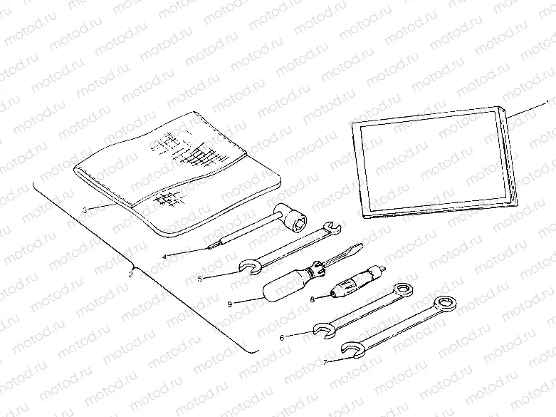 TOOL KIT ASSEMBLY BIG BOSS 4X6 (4919801980044A) | TOOL KIT ASSEMBLY BIG BOSS 4X6 (4919801980044A)