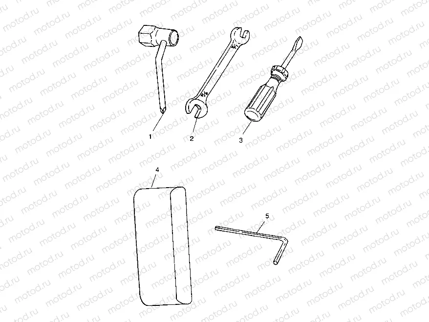 TOOL KIT ASSEMBLY SL 750 B944070 (4927012701022A) | TOOL KIT ASSEMBLY SL 750 B944070 (4927012701022A)