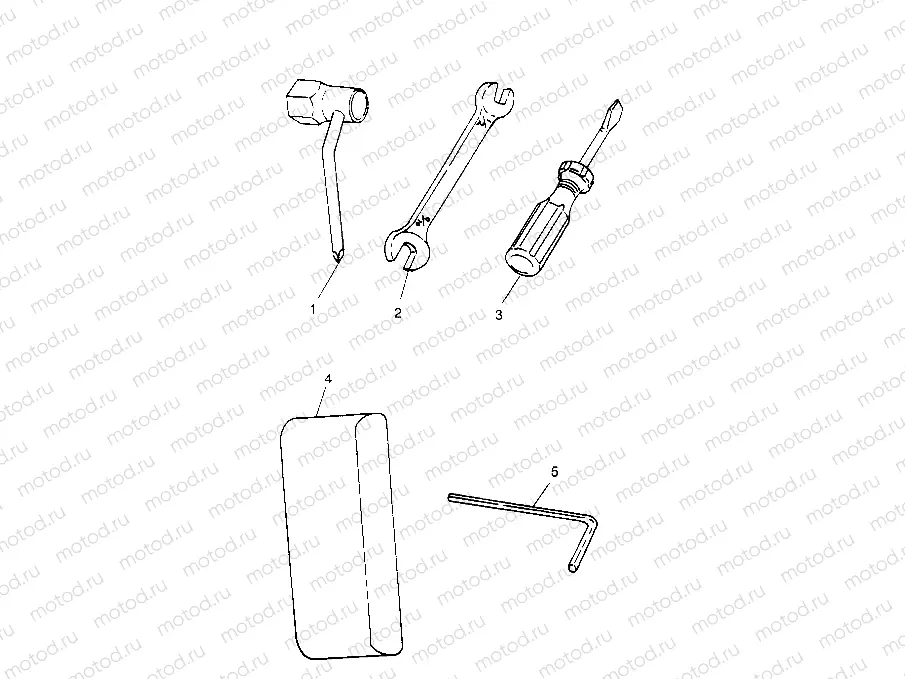 TOOL KIT ASSEMBLY  SLT 750 B954170 (4930563056B013) | TOOL KIT ASSEMBLY  SLT 750 B954170 (4930563056B013)