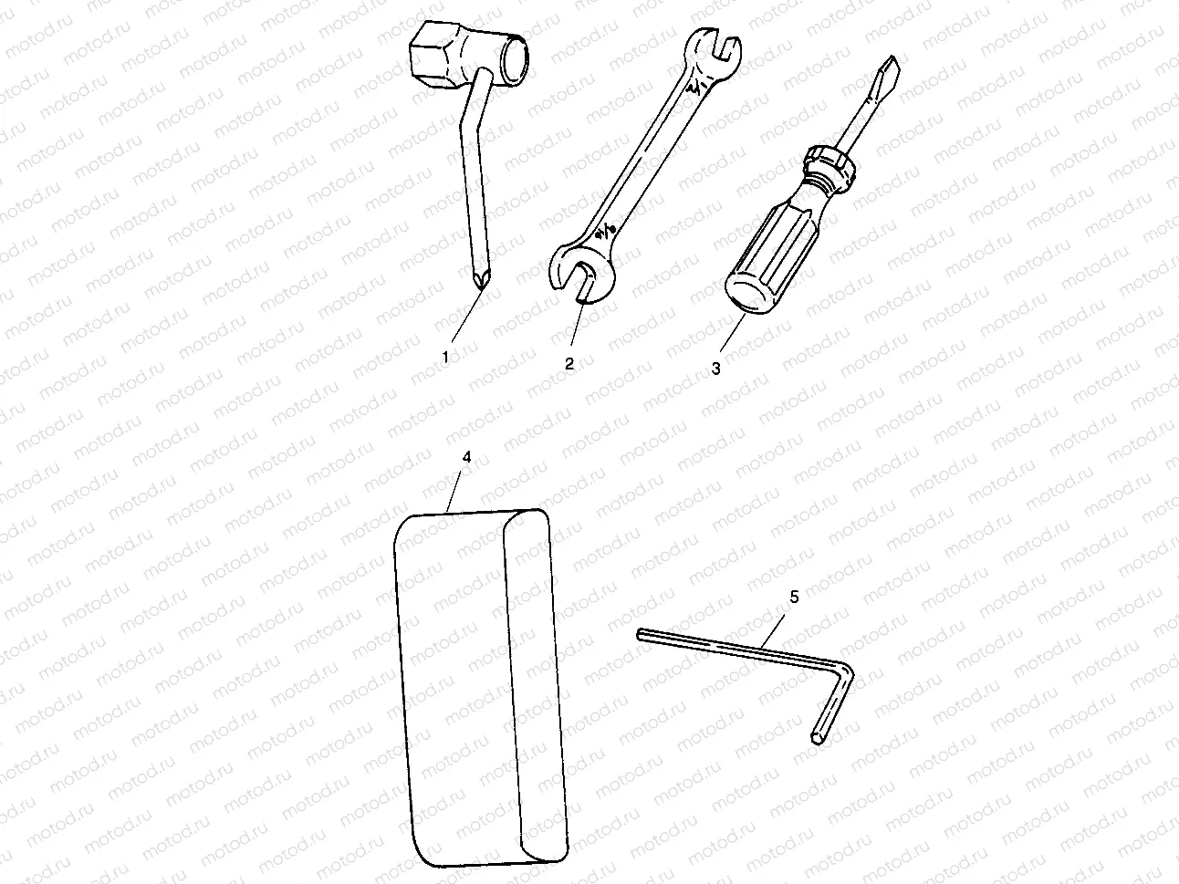 TOOL KIT ASSEMBLY  SLX 780 B954287 (4933953395B012) | TOOL KIT ASSEMBLY  SLX 780 B954287 (4933953395B012)