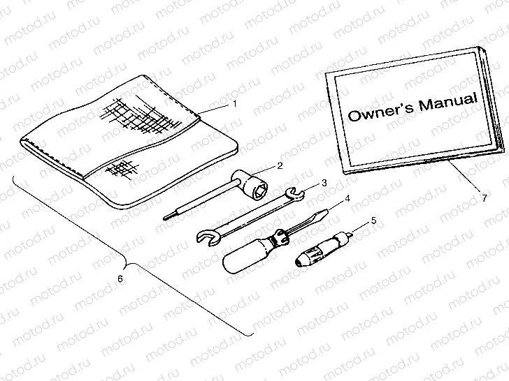 TOOL KIT ASSEMBLY SWEDISH 4x4 400L S948140 (4926912691D008) | TOOL KIT ASSEMBLY SWEDISH 4x4 400L S948140 (4926912691D008)