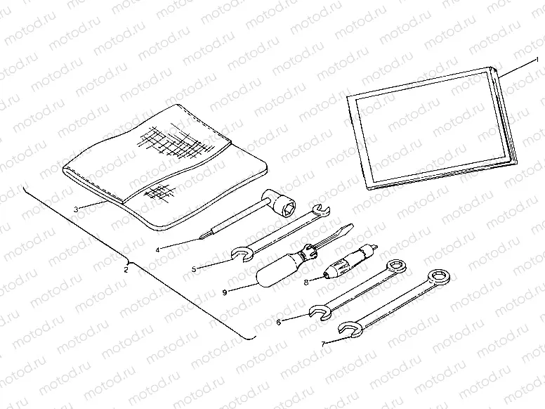 TOOL KIT ASSEMBLY TRAIL BLAZER (4919761976040A) | TOOL KIT ASSEMBLY TRAIL BLAZER (4919761976040A)