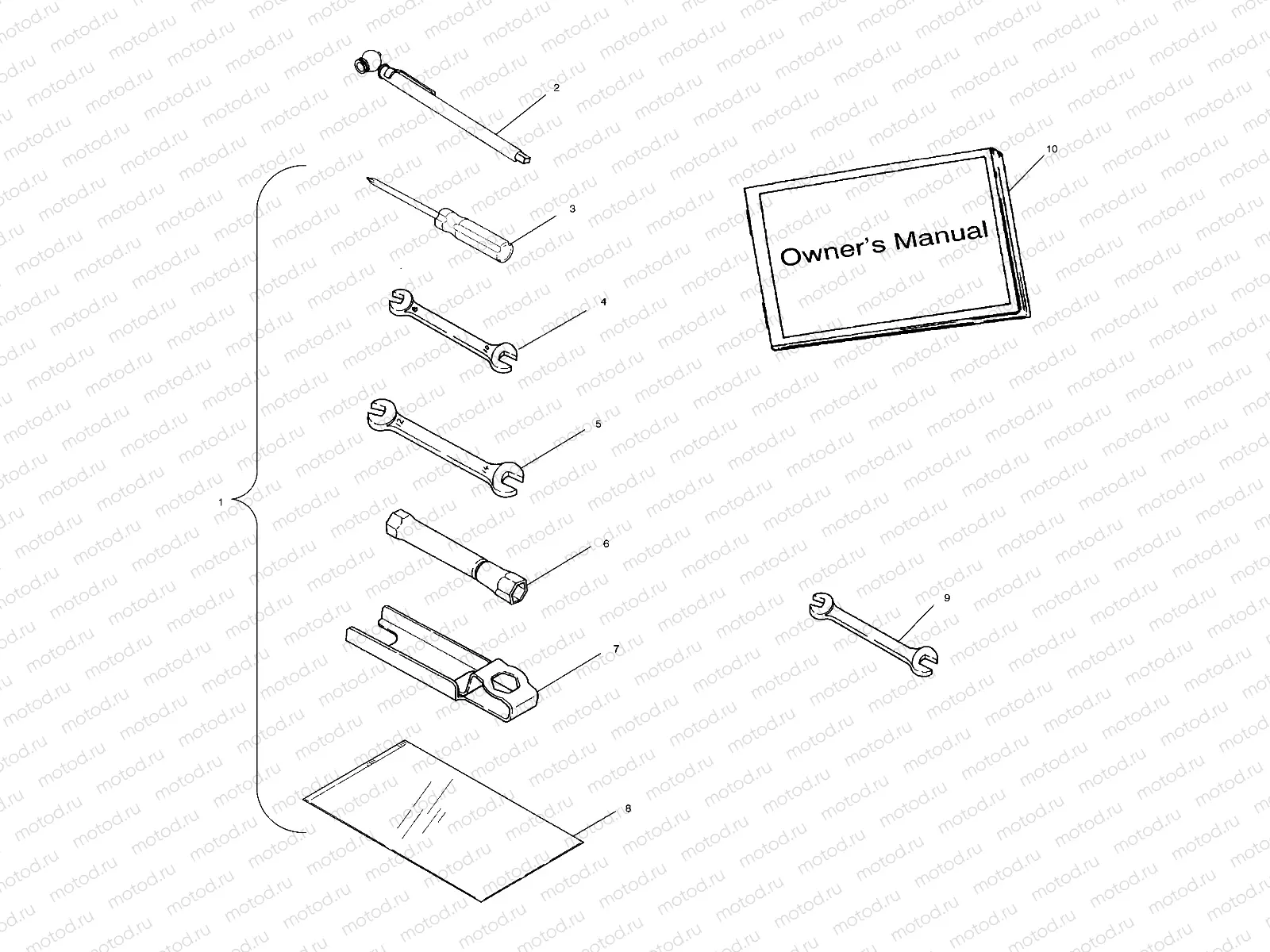 TOOL KIT - C10RD50AA (4976437643E03) | TOOL KIT - C10RD50AA (4976437643E03)