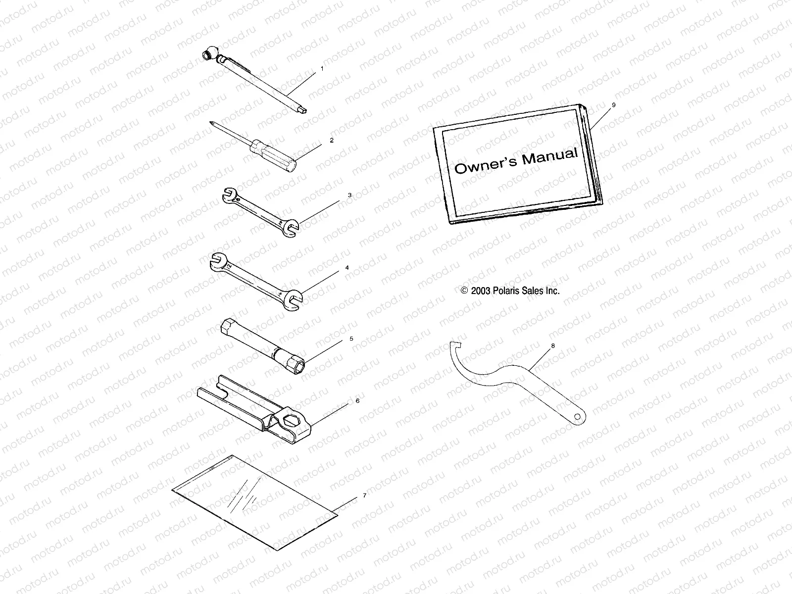 TOOL KIT - C11RB42AA/C11RD50AA/AB/C11RF50AA (4981898189E12) | TOOL KIT - C11RB42AA/C11RD50AA/AB/C11RF50AA (4981898189E12)