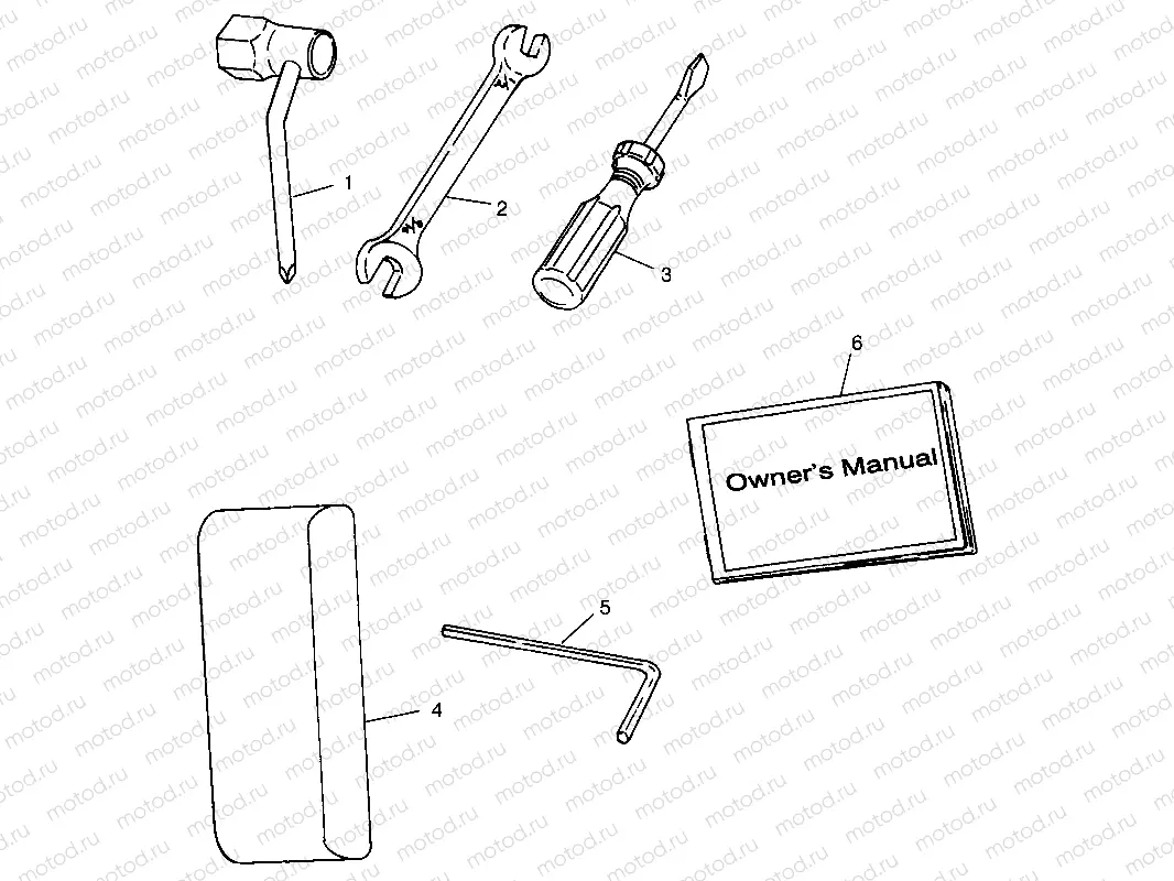 TOOL KIT HURRICANE B964466 and  Intl. HURRICANE I964466 (4935733573B012) | TOOL KIT HURRICANE B964466 and  Intl. HURRICANE I964466 (4935733573B012)