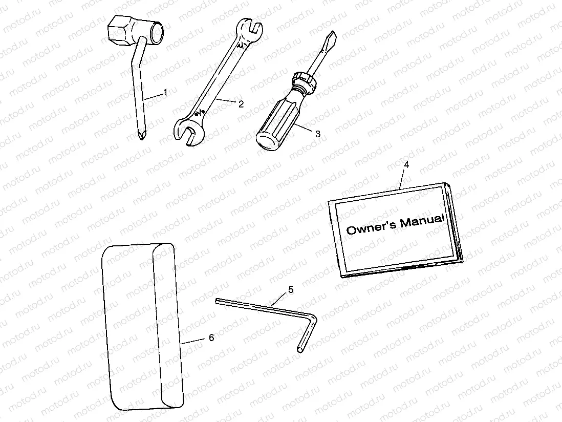 TOOL KIT HURRICANE B974473 and Intl. HURRICANE I974473 (4941044104B012) | TOOL KIT HURRICANE B974473 and Intl. HURRICANE I974473 (4941044104B012)