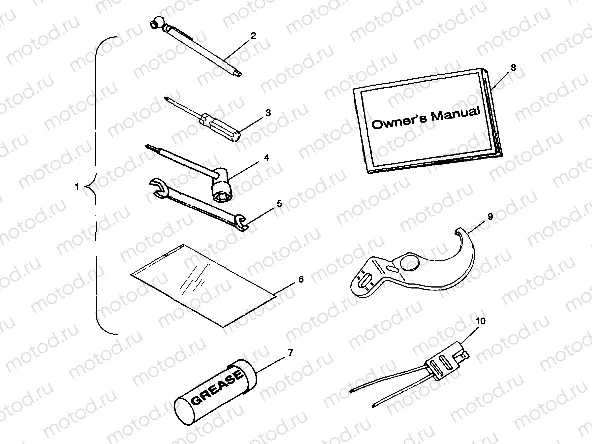 TOOL KIT - S98CH50E(B) (4950135013e007) | TOOL KIT - S98CH50E(B) (4950135013e007)