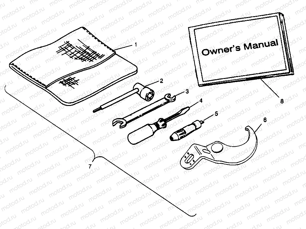 TOOL KIT Scrambler W967840 (4935823582C011) | TOOL KIT Scrambler W967840 (4935823582C011)