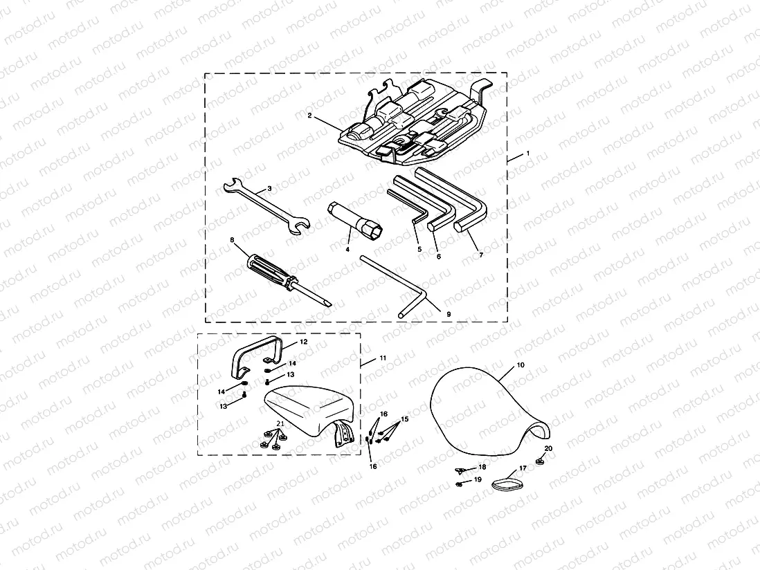 Tool Kit & Seat Rocket III