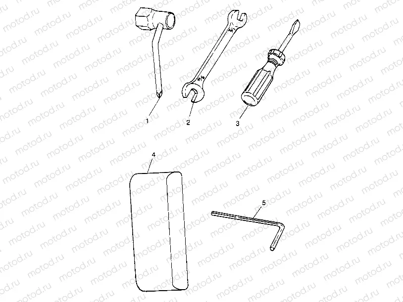 TOOL KIT SL 650 STD B954358 (4932923292B011) | TOOL KIT SL 650 STD B954358 (4932923292B011)