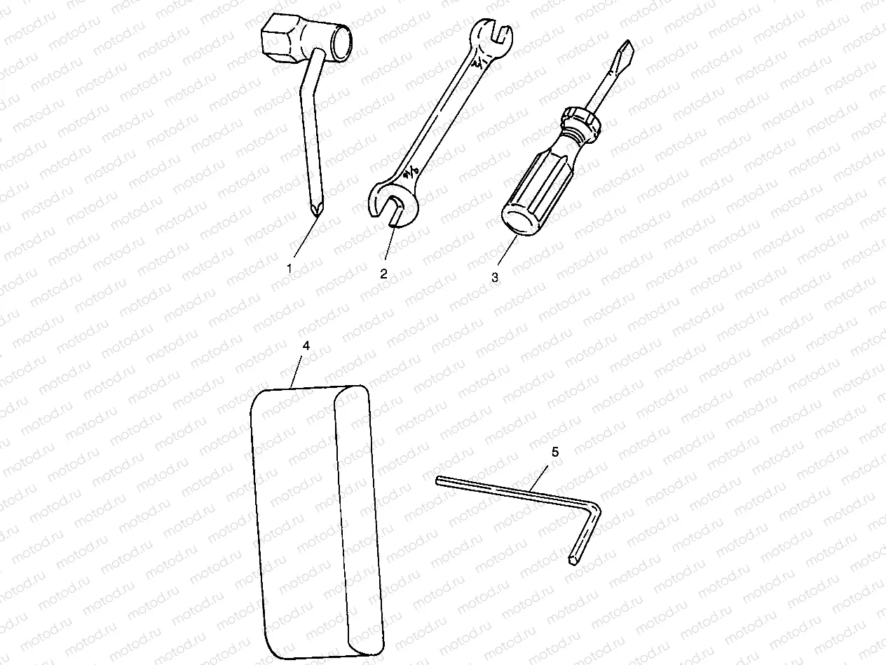 TOOL KIT SL 780 B964087 and Intl. SL 780 I964087 (4935523552B013) | TOOL KIT SL 780 B964087 and Intl. SL 780 I964087 (4935523552B013)