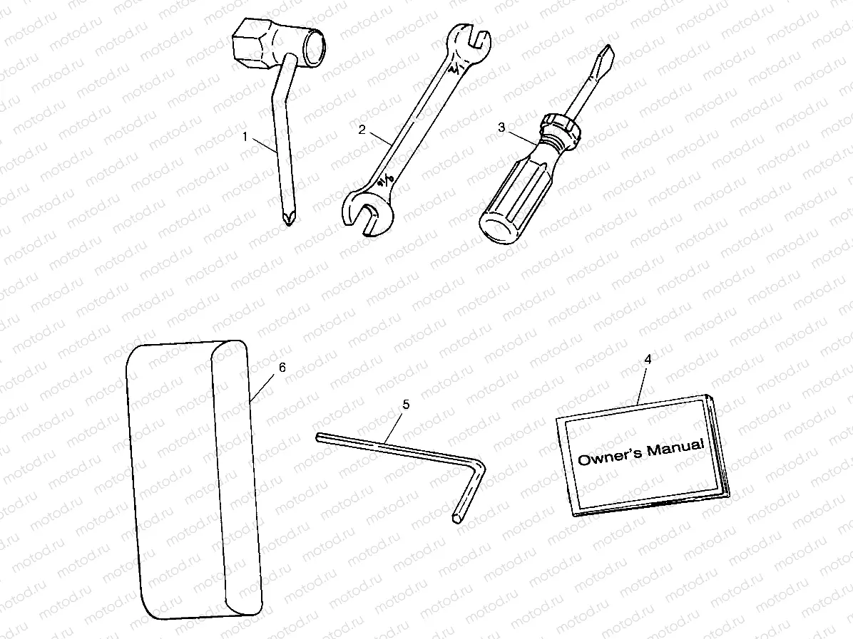 TOOL KIT SL 780 B974088 and Intl. SL 780 I974088 (4940924092B012) | TOOL KIT SL 780 B974088 and Intl. SL 780 I974088 (4940924092B012)