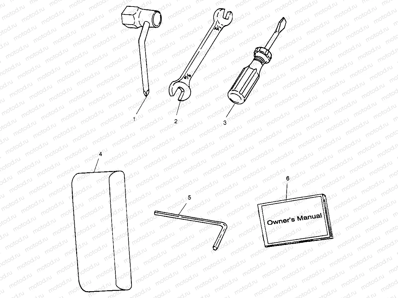 TOOL KIT SL 900 B964291 and Intl. SL 900 I964291 (4935583558B013) | TOOL KIT SL 900 B964291 and Intl. SL 900 I964291 (4935583558B013)
