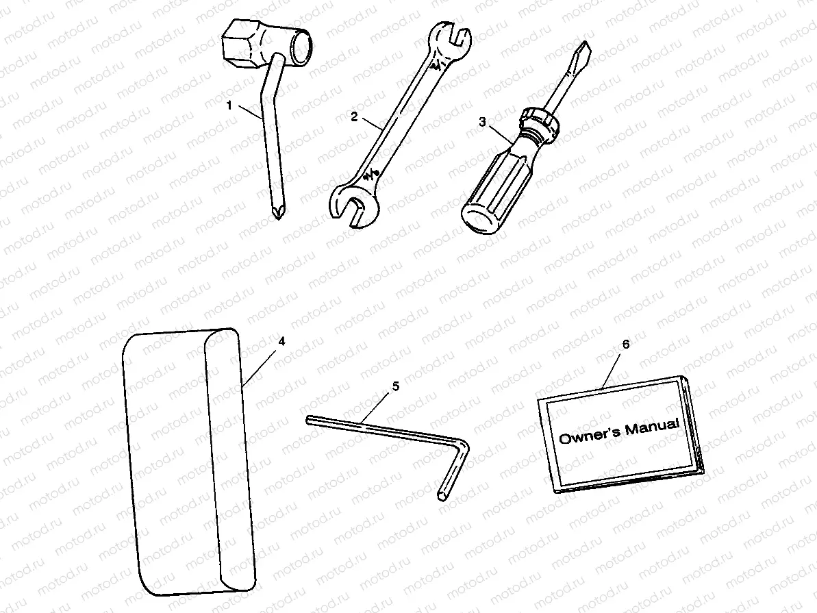 TOOL KIT SL 900 B974091 and SL 1050 B974090 (4940974097C001) | TOOL KIT SL 900 B974091 and SL 1050 B974090 (4940974097C001)