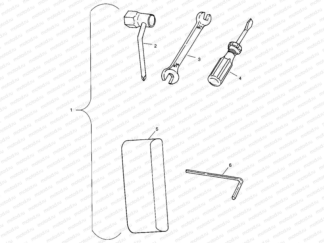TOOL KIT SLT 780 B964588 and  Intl. SLT 780 I964588 (4935683568B013) | TOOL KIT SLT 780 B964588 and  Intl. SLT 780 I964588 (4935683568B013)